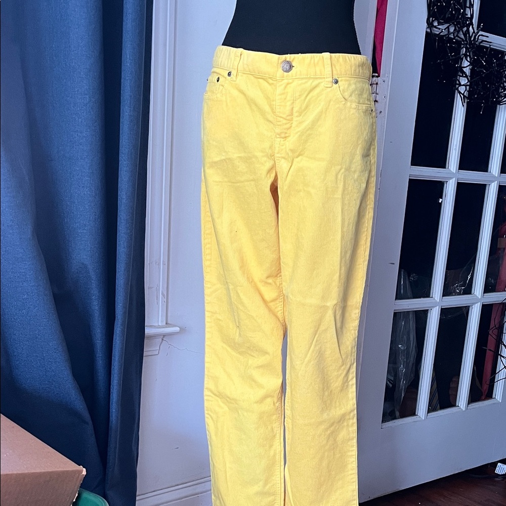 J. Crew Yellow Straight Leg Women's Jeans